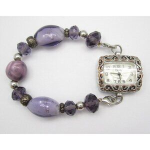 Women Swap Beehive Beaded Quartz WR Analog 28mm Tank Watch (H862) "New Battery"